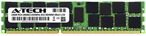 A-Tech 16GB RAM for Dell PowerEdge R710 | DDR3 1333MHz PC3-10600 ECC Registered RDIMM 2Rx4 1.5V Server Memory Module (Replacement for SNPMGY5TC/16G, SNPMGY5TC/16GWS, A6996789, A7088187, MGY5T, 0MGY5T