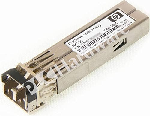HP J4858C ProCurve Gigabit-SX-LC Mini-GBIC - 1000Base-SX SFP Transceiver|B07PWNF4LD