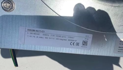 K3G280-AU11-C3 AC380-480V 1.6A 1000W M3G084-GF Inverter Cooling Fan