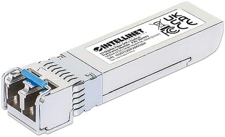 Intellinet 1000Base-SX SFP to LC Multi-Mode Mini GBIC Module 1G Fiber Transceiver - Cisco GLC-SX-MM Compatible - Wavelength 850 nm - Hot Plugging - Up to 550 m. – 545006-SGL|B001P8B4FG