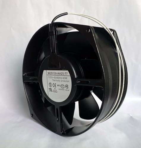 W2S130-AA25-77 2-Wire AC 115V 40W 172x150x55mm Cooling Fan|B0F5BJN1Z3