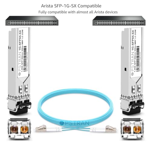 1000BASE-SX SFP Optical Transceiver Module Compatible with HPE Aruba J4858D J4858DCM JL745A Q8N53A ProCurve J4858C J4858B J4858A 850nm 550m DDM Duplex LC MMF 10pcs/Pack|B09MTS8WKP
