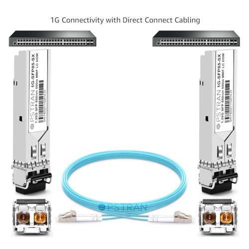 1000BASE-SX SFP Optical Transceiver Module Compatible with HPE Aruba J4858D J4858DCM JL745A Q8N53A ProCurve J4858C J4858B J4858A 850nm 550m DDM Duplex LC MMF|B09MTW3HVB