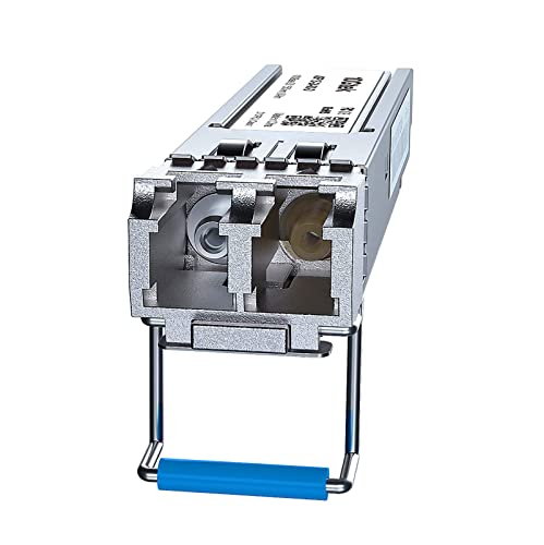 10Gtek 1.25G SFP 1000Base-SX Multimode LC Fiber Transceiver, 850nm MMF, 550m, for Cisco GLC-SX-MMD/SFP-GE-S, Meraki MA-SFP-1GB-SX, Fortinet, Ubiquiti UniFi UF-MM-1G, Mikrotik, TP-Link, Pack of 2|B08BP3JDBV