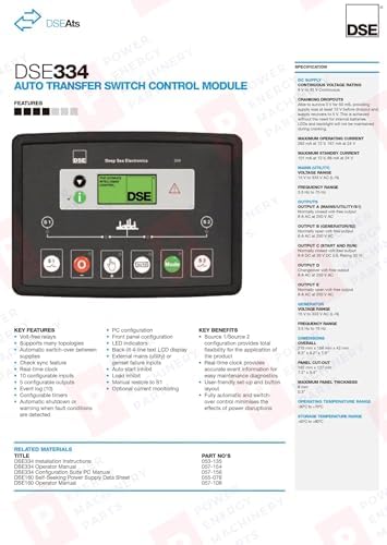 Original DSE334 Deep Sea Made in UK Auto Transfer Switch Electric Motor Remote Generator Controller Module ATS 1 Year Warranty PEMP
