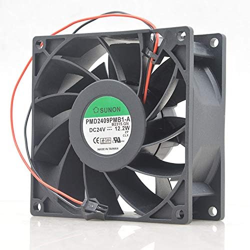 for PMD2409PMB1-A 24V 12.2W 9CM 9238 2-Wire Inverter Cooling Fan|B0D2B15K79
