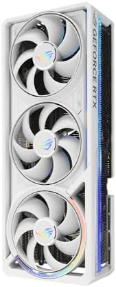 ASUS ROG Astral GeForce RTX 5090 White OC Edition Gaming Graphics Card (PCIe 5.0, 32GB GDDR7, HDMI/DP 2.1, 3.8-slot, 4fan design, Axial-tech fans, patented vapor chamber, Phase-change GPU thermal pad)|B0FJQNQ8M7