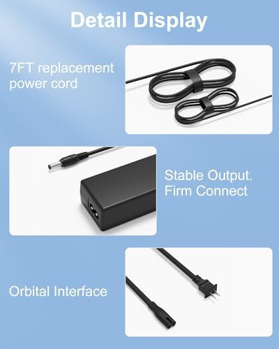 AC Adapter Charger Compatible with LaCie D2 Thunderbolt 2 3TB USB 3.0 3.5inch External Hard Drive LRD0TU3 Power Supply Cord Mains PSU|B0D9JMJS3W