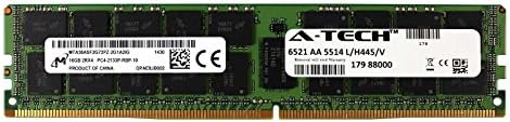 A-Tech Micron IC DDR4 64GB Kit 8X 8GB 1Rx4 PC4-17000 2133MHz for Dell PowerEdge R730xd R730 R630 T630 R430 R530 C4130 H8PGNC Memory RAM