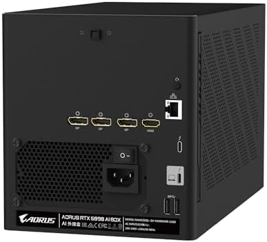 GIGABYTE AORUS RTX 5090 AI Box Graphics Card, WATERFORCE All-in-one Cooling System, Thunderbolt 5, USB-4, GV-N5090IXEB-32GD Video Card|B0FRV1FRBC