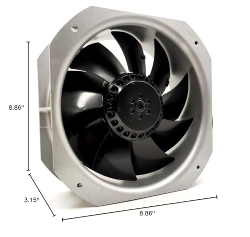W2E200-HK86-01 115V 0.58/0.70A 64/80W 225mm Cooling Fan 225X225X80MM