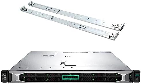 HPE ProLiant DL360 Gen10 1U Rack Server Bundle with Dual Xeon 6130 2.10 GHz, 256GB DDR4 Memory, 7.68TB Enterprise SSD Storage, RAID, Dual Power, iLO, Rail Kit