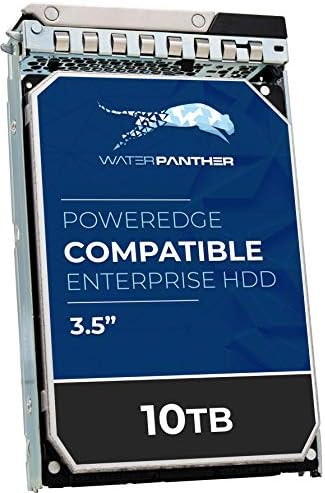 Water Panther 12TB 7.2K RPM SAS 12Gb/s 3.5" LFF HDD for Dell PowerEdge Servers | Enterprise Hard Disk Drive in 13G Tray | Compatible with Rack Servers R710 R720 R730 R420 R430