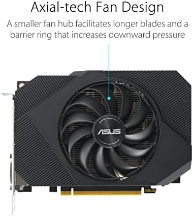 ASUS Dual NVIDIA GeForce RTX 3050 6GB OC Edition Gaming Graphics Card - PCIe 4.0, 6GB GDDR6 Memory, HDMI 2.1, DisplayPort 1.4a, 2-Slot Design, Axial-tech Fan Design, 0dB Technology, Steel Bracket|B0CVCG2VPK