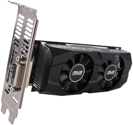 ASUS Dual NVIDIA GeForce RTX 3050 6GB OC Edition Gaming Graphics Card - PCIe 4.0, 6GB GDDR6 Memory, HDMI 2.1, DisplayPort 1.4a, 2-Slot Design, Axial-tech Fan Design, 0dB Technology, Steel Bracket|B0CVCG2VPK