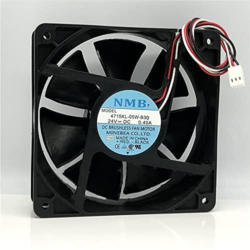 4715KL-05W-B30 ELOMILE Fan 4715KL-05W-B30 DC24V 0.40A 12CM 12025 3-pin Inverter Cooling Fan|B0CY3H994Q