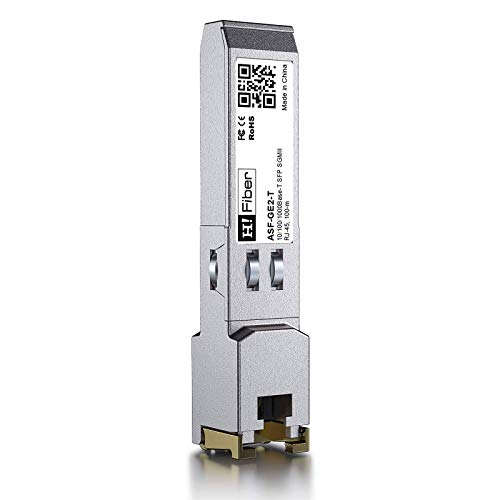 H!Fiber 1.25G Single Mode SFP LC Module, 1000Base-LX/LH Fiber Transceiver for Cisco GLC-LH-SMD, Meraki, Ubiquit UniFi, TP-Link, Fortinet, Intel, Netgear, Mikrotik and More (SMF,1310nm,20km,DDM) 2 Pack|B07B4B33N6