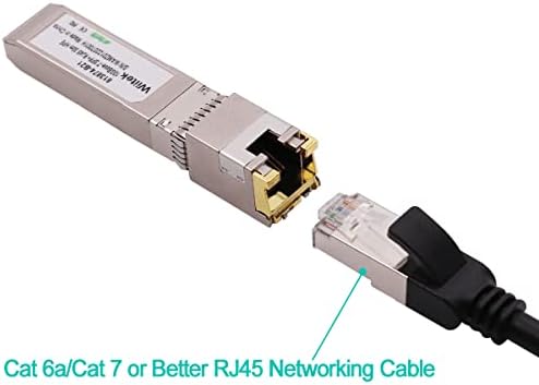 10G SFP+ to RJ45 Copper Modules, 1.25G/2.5G/5G/10GBase-T Ethernet to SFP+ Transceiver Compatible for HPE Blade System 813874-B21 HPE ProCurve & HPE Aruba(Cat 6a/7 or Better, 30-Meter)|B0B3F2JMS2