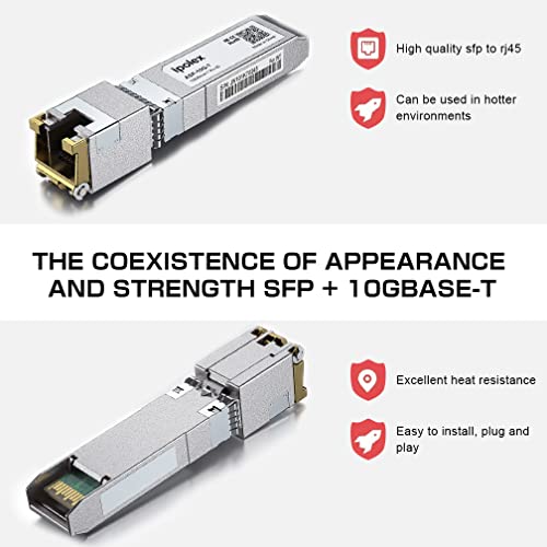 ipolex 1000Base-LX/LH SFP Transceiver, 1.25G SFP LC Fiber Module, Gigabit Single Mode Mini GBIC, 1310nm SMF, up to 20km, for Cisco GLC-LH-SMD, Ubiquiti UF-SM-1G, Meraki, TP-Link TL-SM311LS and More|B01EN33VN2