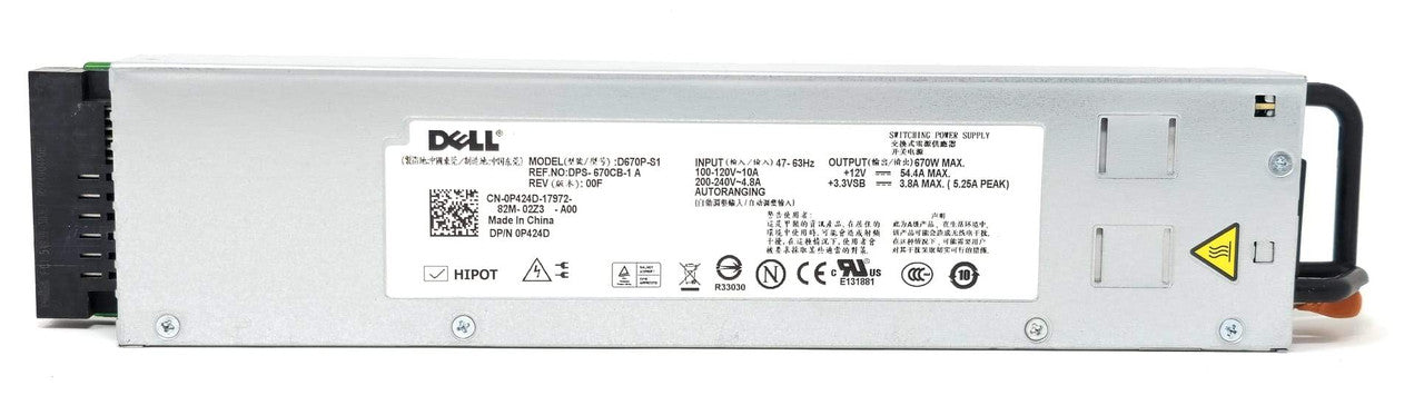 7001080-Y100 - 670W Redundant Hot-Plug Power Supply Unit (PSU for PowerEdge 1950