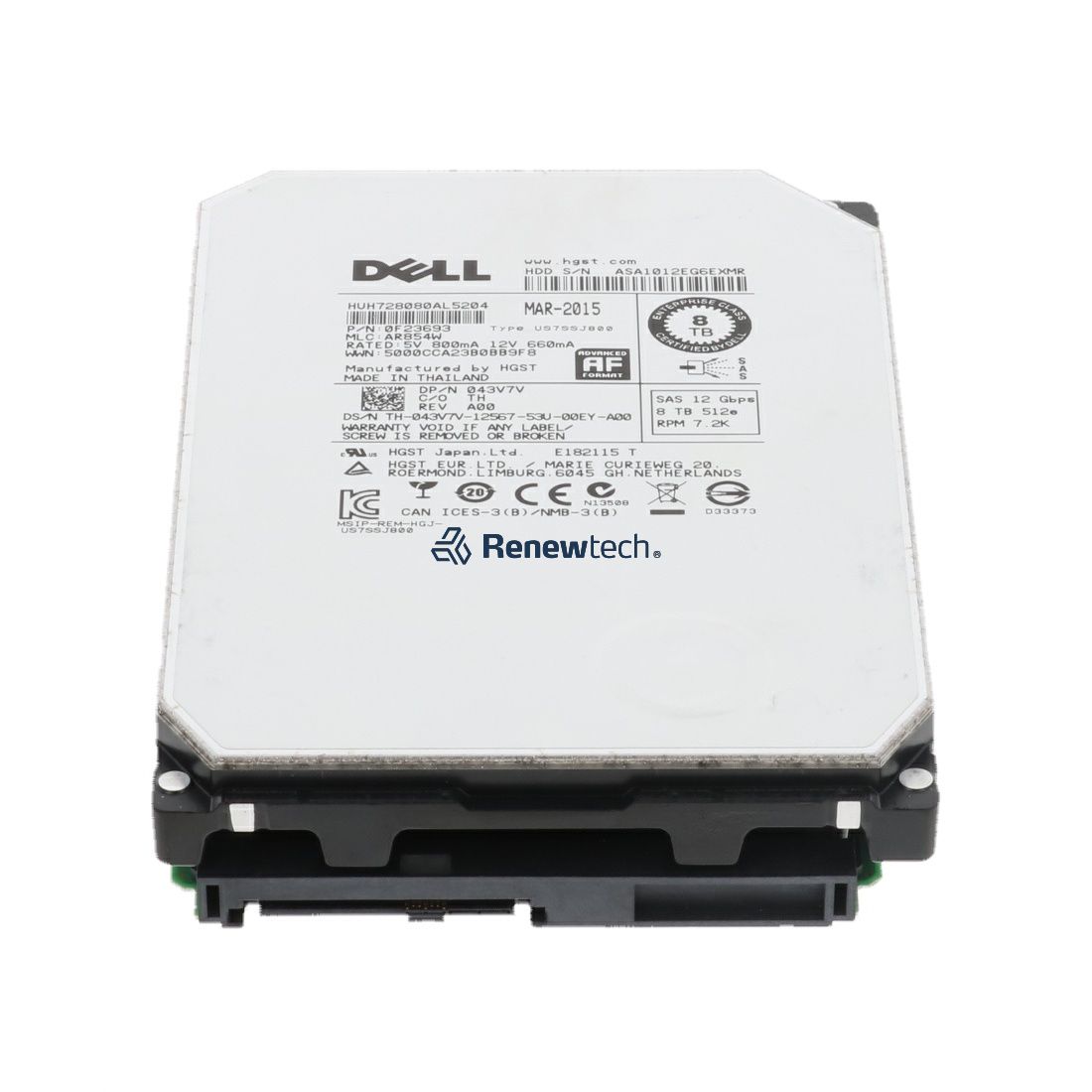 DELL C5HD0 8TB 7.2K LFF SAS 12G Hard Drive for ME4 ME5 Servers