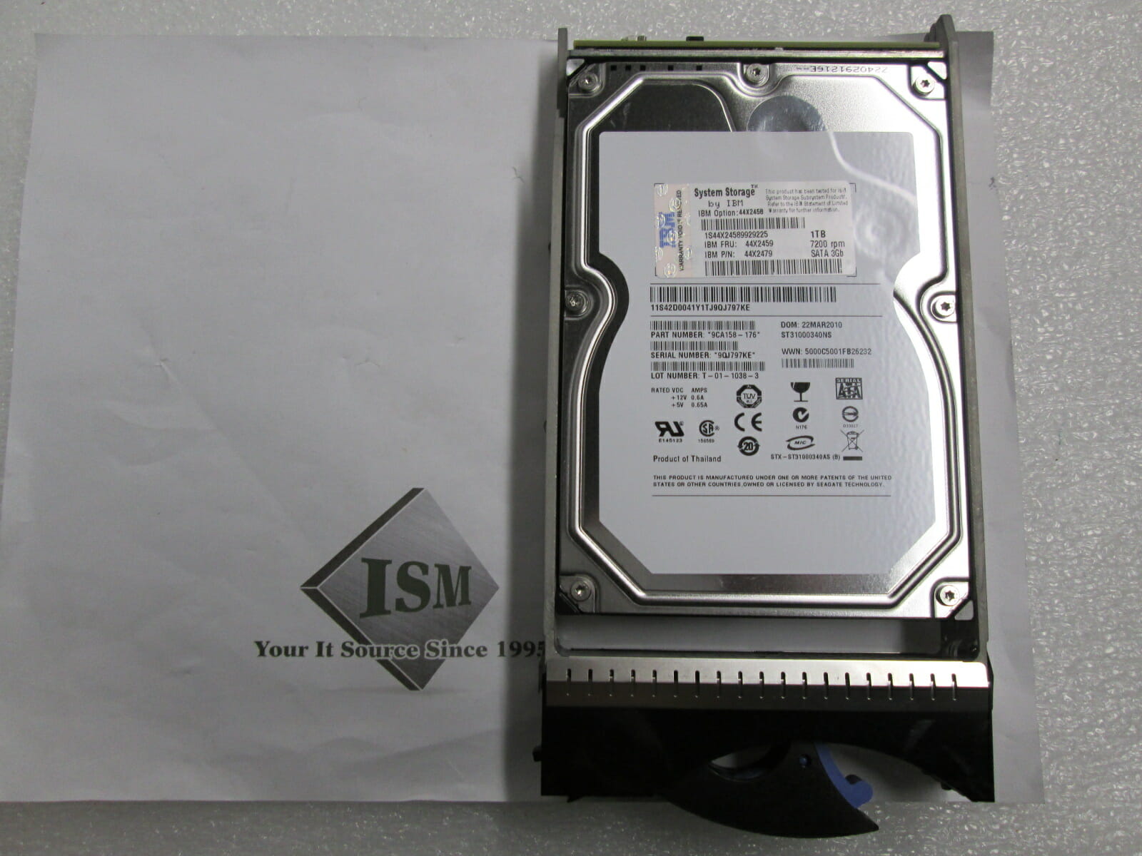 IBM 44X2459 1TB SATA 7200RPM 3.5-inch Hard Drive for DS Storage Systems