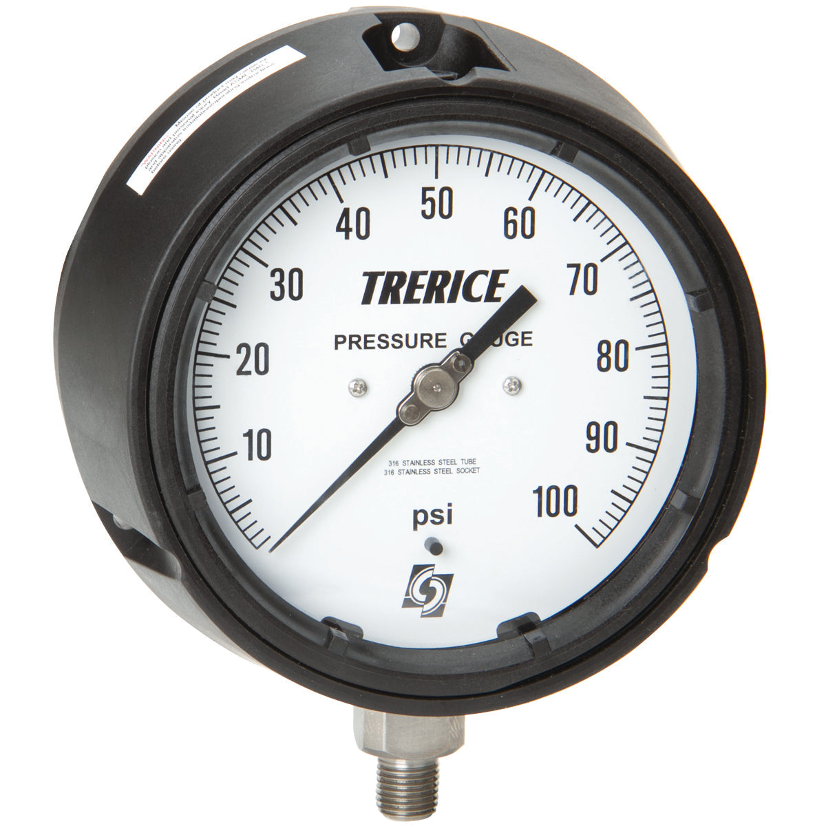 TRERICE - Process Pressure Gauge 450LFSS-45-04-L-A-200