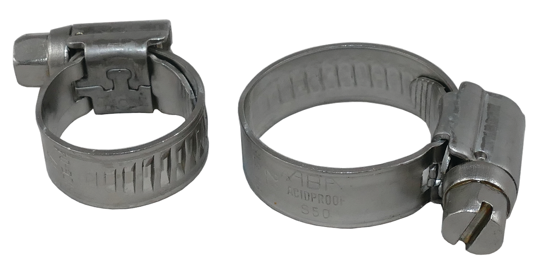 Scandvik 13620 ABA SS Hose Clamps, #6, 10 Pack