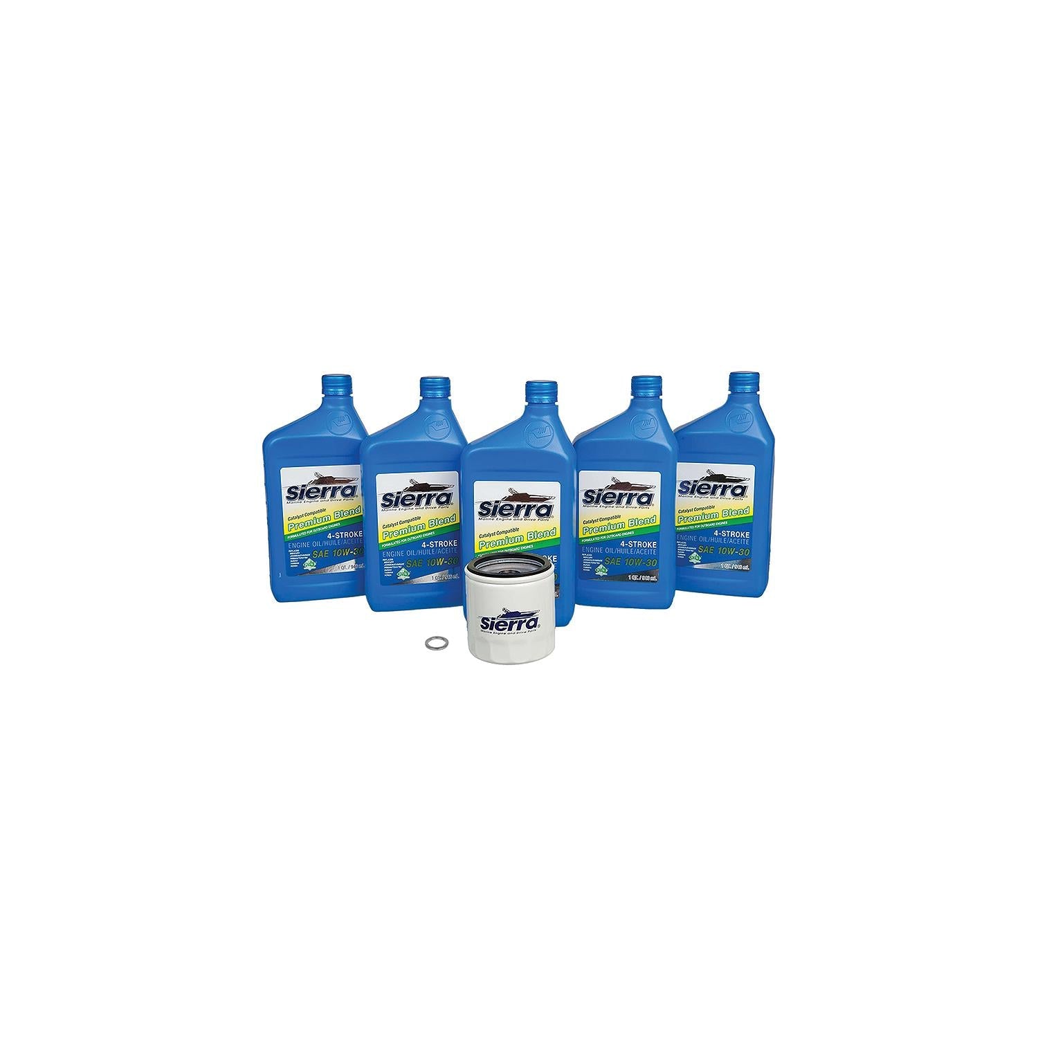 Sierra 18-9393 Yamaha 4 Stroke Oil Change Kit, Replaces Yamaha LUB-MRNLG-KT-10