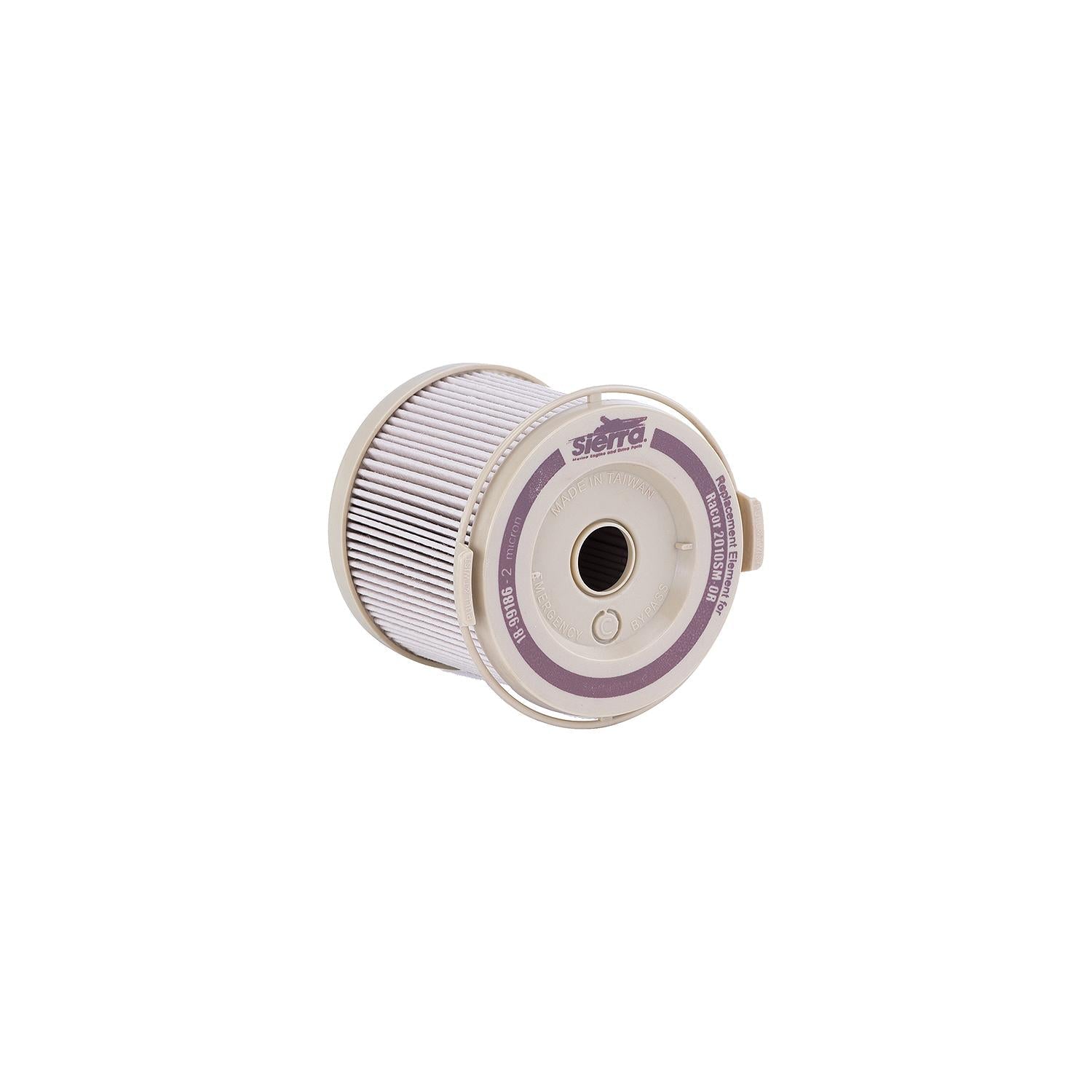 Sierra 18-99186 Repalcement Racor Turbine Fuel Water Separator Filter, 2 Micron