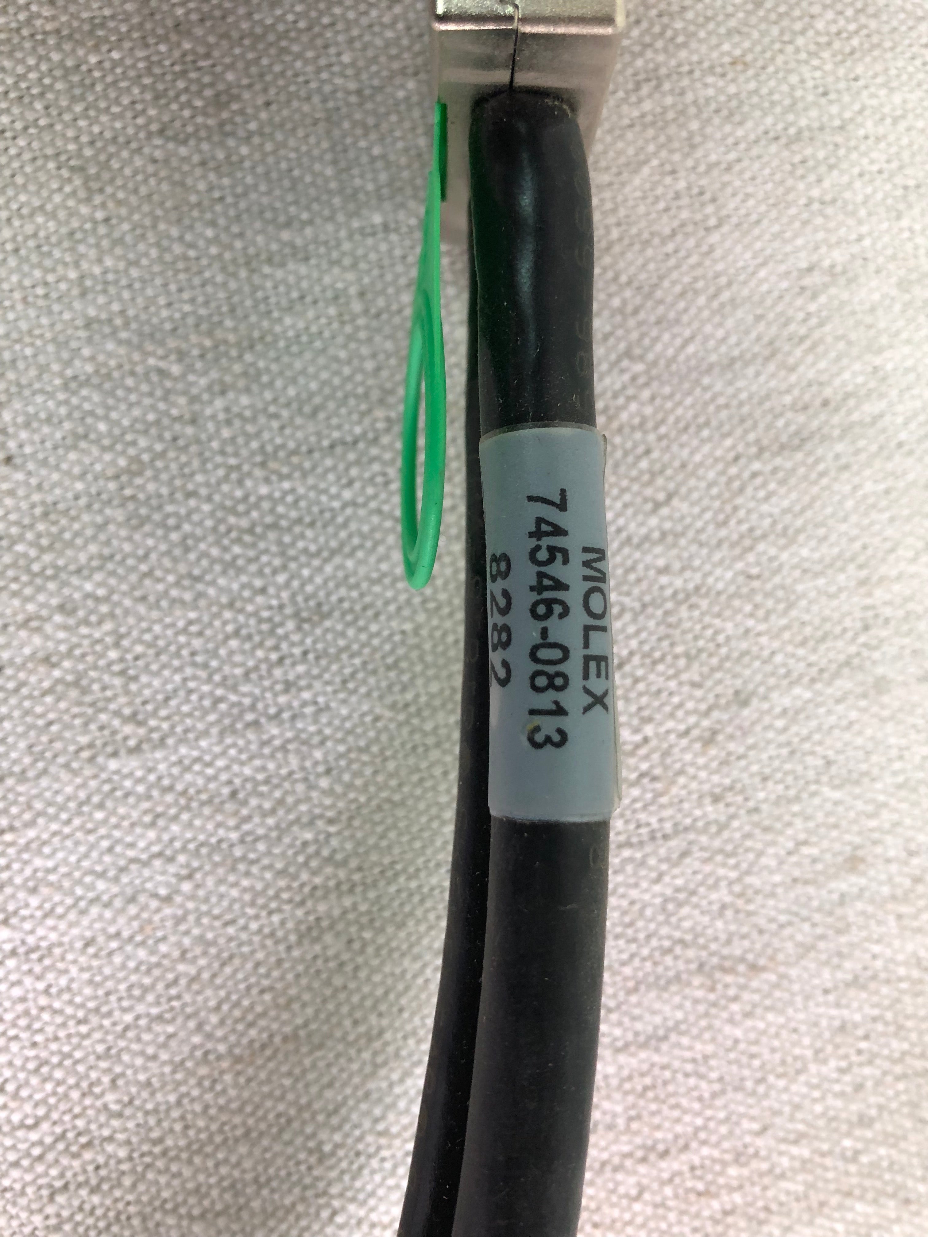 Lot of 2 Molex 74546-0813 iPass PCIe x8 .5M 24 AWG Cable Assembly