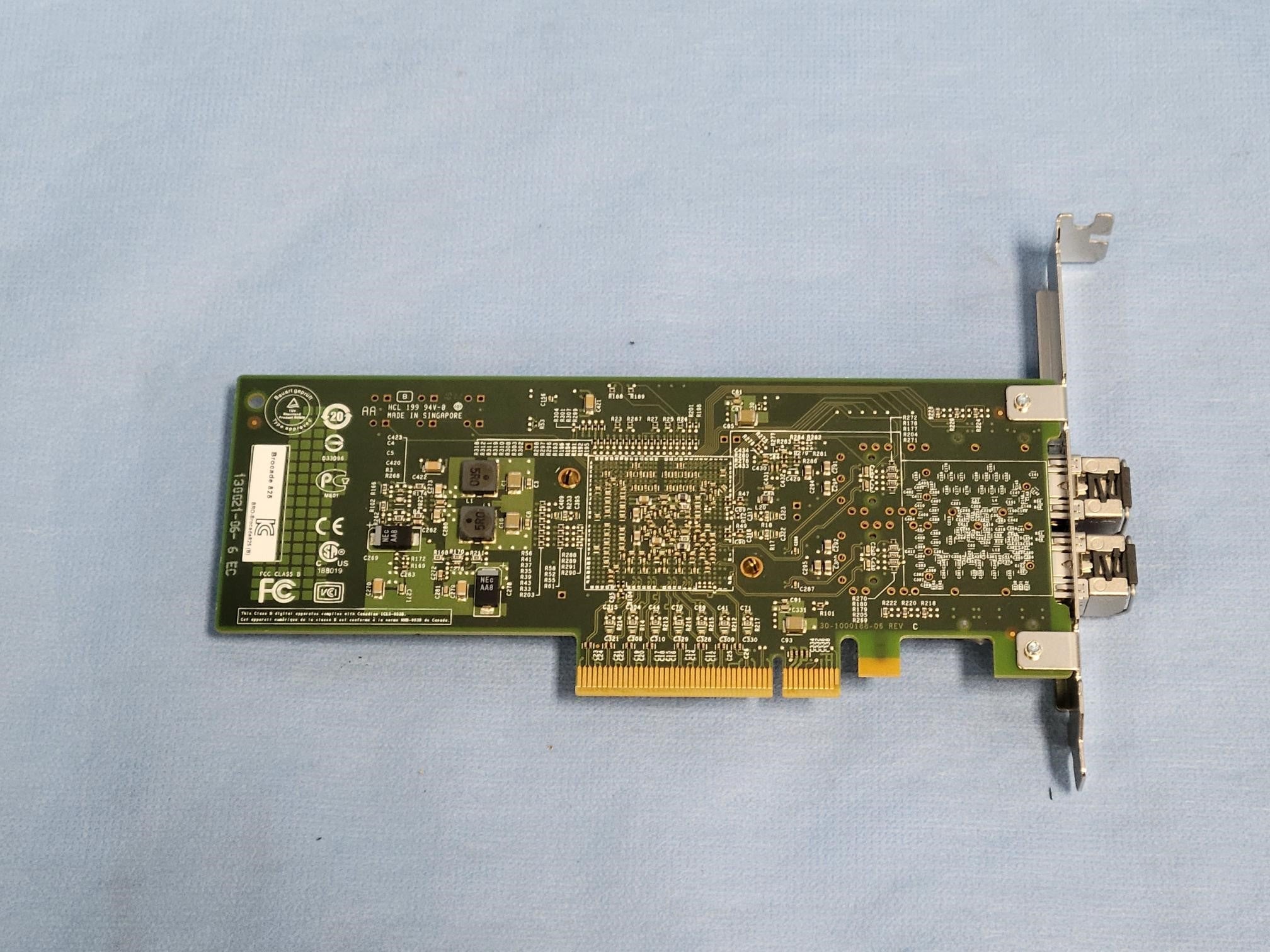Dell 5GYTY Brocade 825 8Gb/s Dual-Port FC HBA Adapter Full Height w/ SFPs