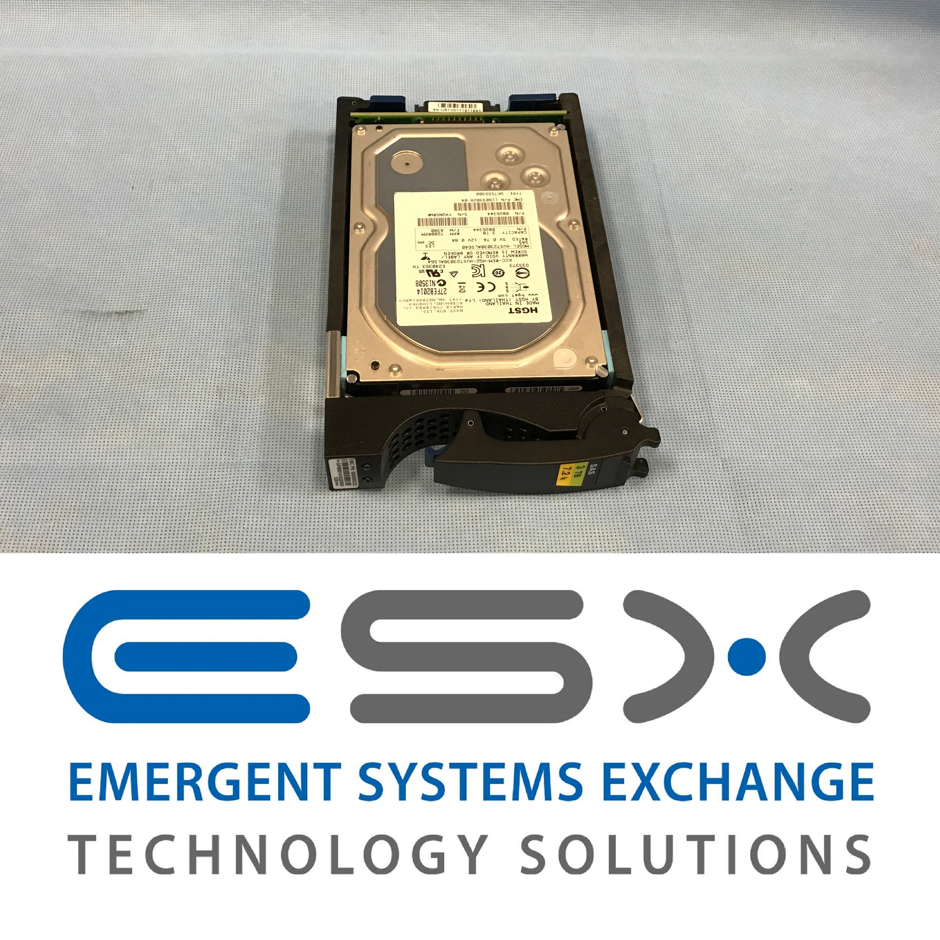 EMC VNX 3TB 7.2K 3.5" SAS HD - PN: 005050332 / V4-VS07-030