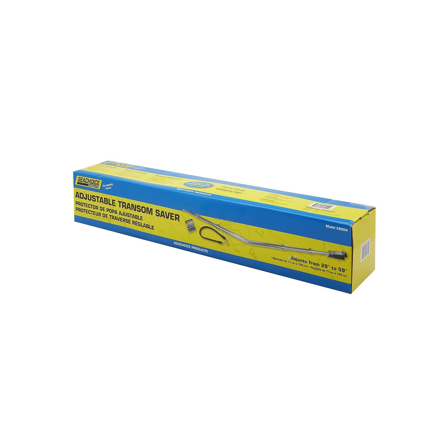 Seachoice 50-28004 Adjustable Angled Transom Saver, 28" 59"