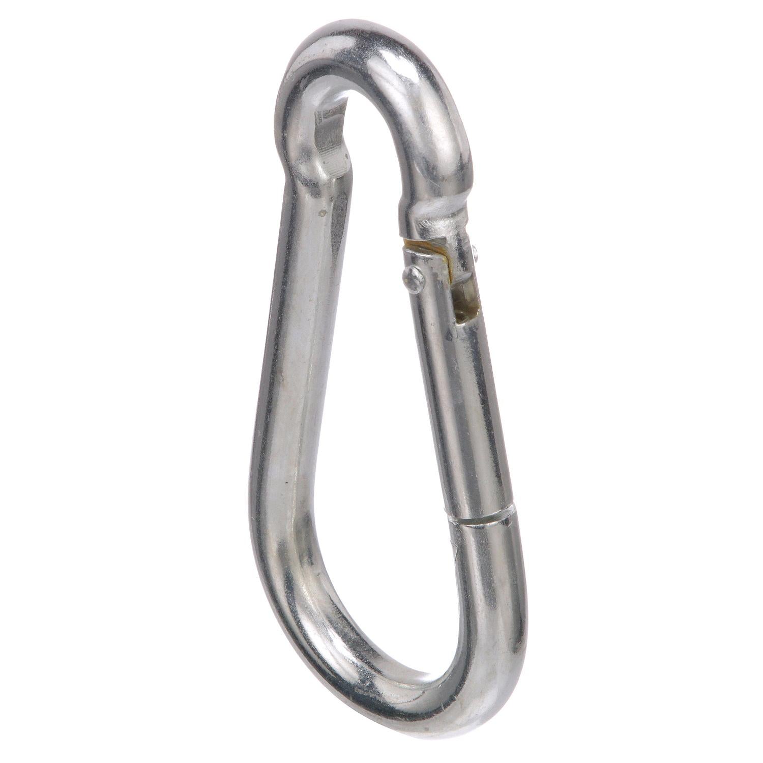Seachoice 50-36841 Zinc Plated Steel Safety Spring Hook 7/16" x 4-3/4"