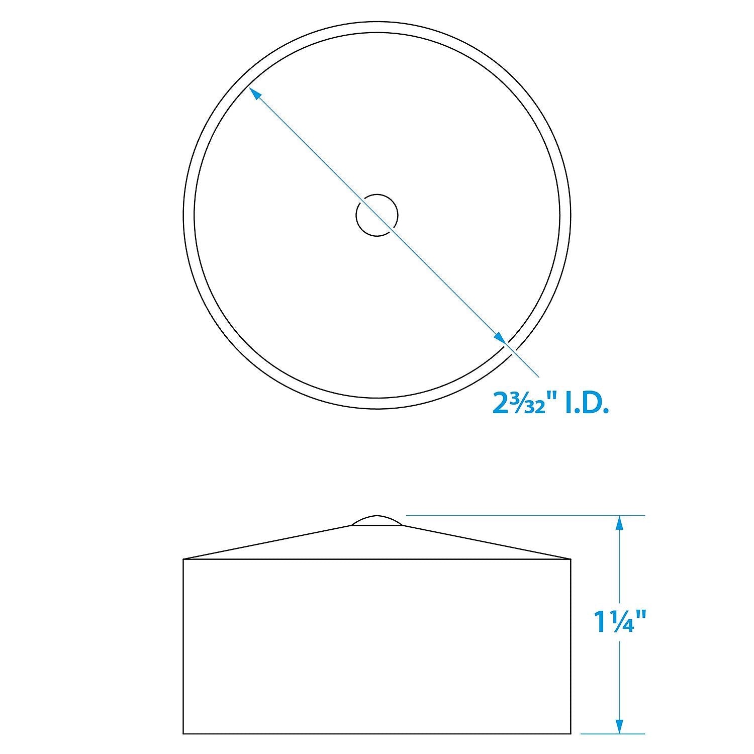 Seachoice 51521 1.980" Bearing Protector Covers (Sold as Pair)