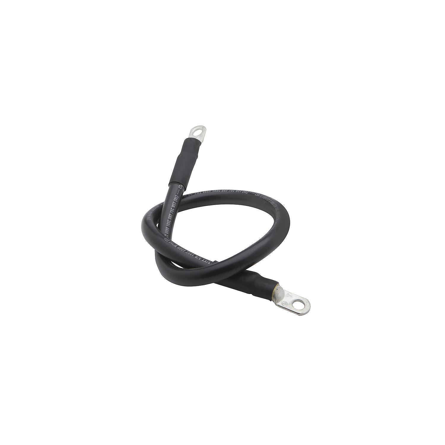 Seachoice 63001 Tinned Copper Battery Assembly, 2 AWG, Black, 2'