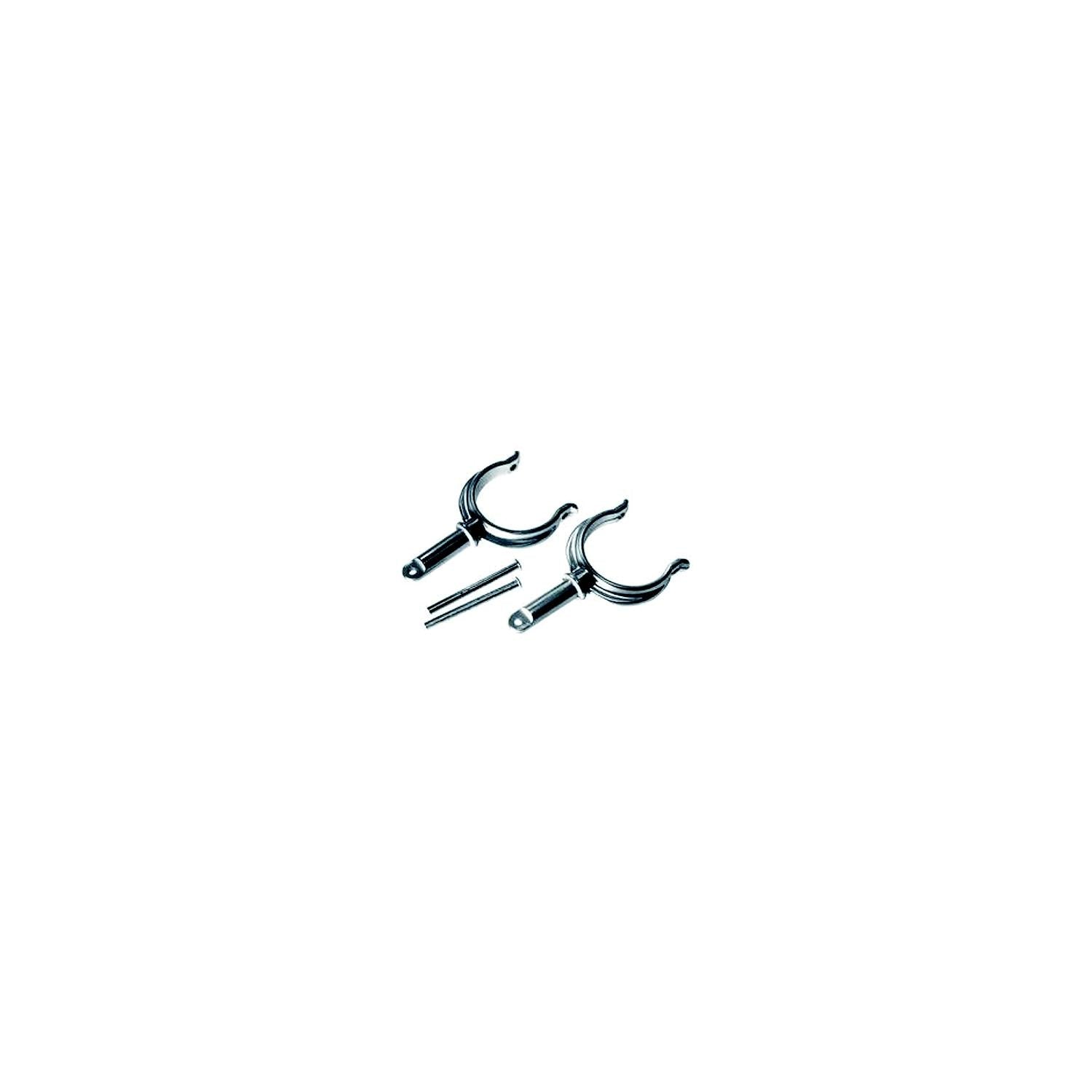 Seachoice 50-70501 Chrome Plated Zinc Rowlock Horns Only (Sold as Pair)