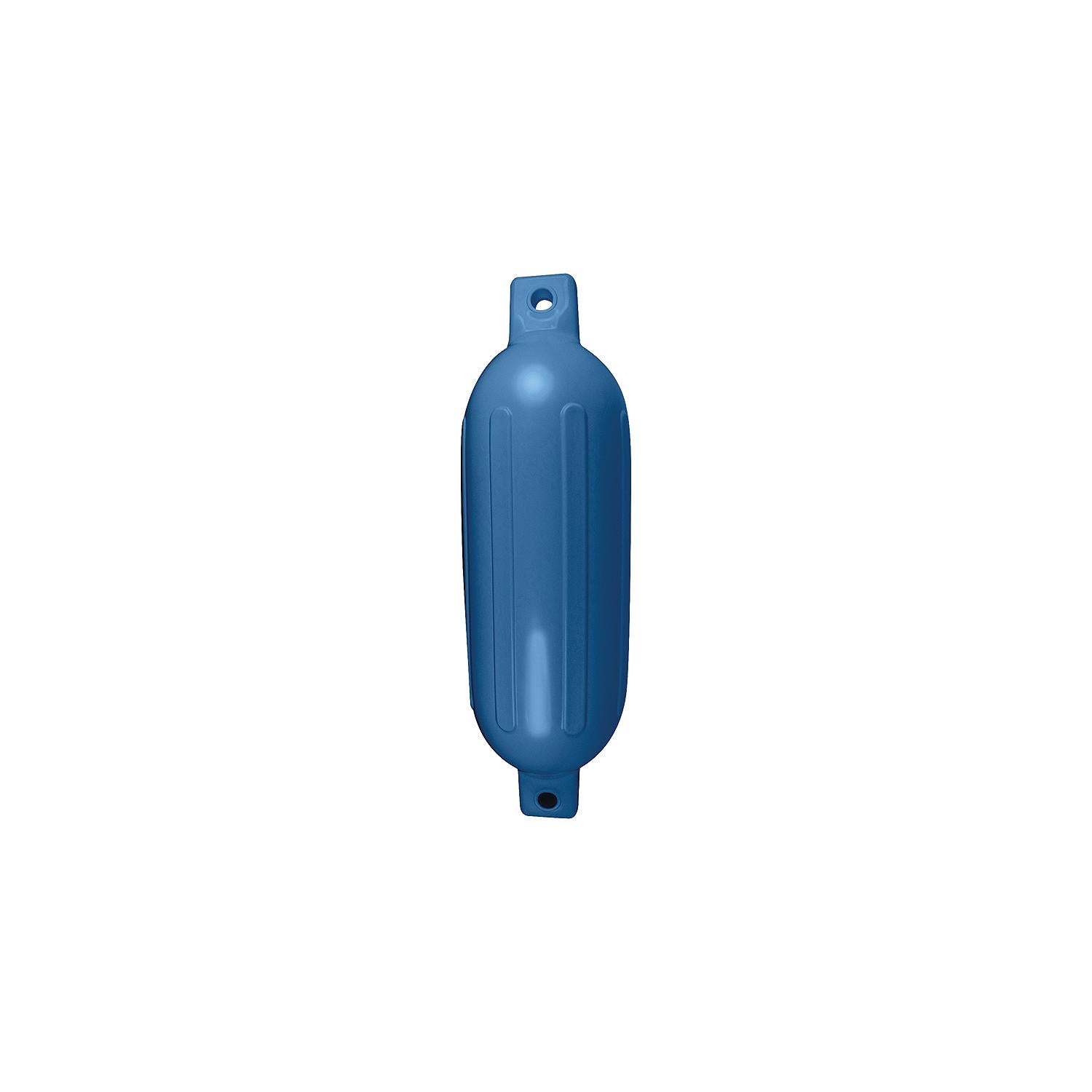 Seachoice DE79232S 79091 Twin Eye Ribbed Fender, Blue, 6.5 x 23"