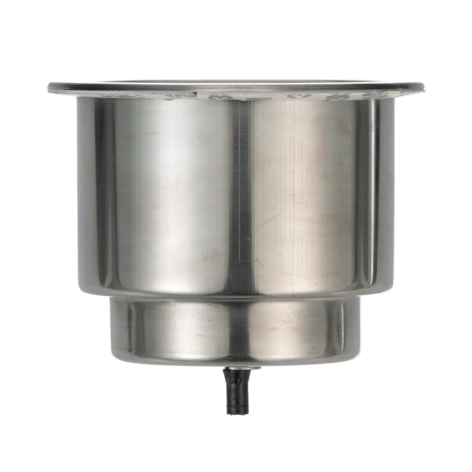 Seachoice 79371 Stainless-Steel Recessed Drink Holder With Blue LED Light
