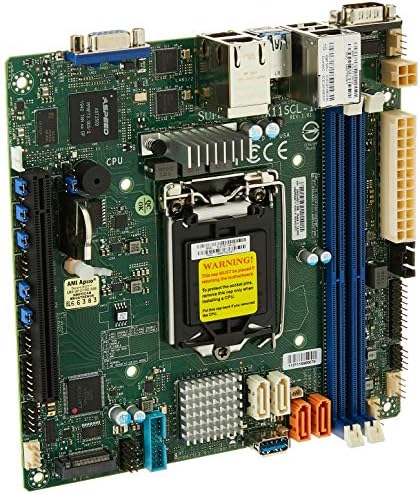 Supermicro MBD-X11SCL-IF-O X11SCL-IF - Motherboard - Mini ITX - LGA1151 Socket - C242 - USB 3.1 Gen 1-2 x Gigabit LAN - onboard Graphics