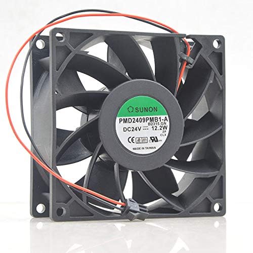for PMD2409PMB1-A 24V 12.2W 9CM 9238 2-Wire Inverter Cooling Fan|B0D2B15K79