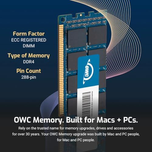 OWC 16GB DDR4 3200MHz PC4-25600 CL22 1.2V 288pin Server ECC Registered RDIMM Memory RAM Compatible with Dell EMC PowerEdge C6520 C6525 MX750c R650 R650xs