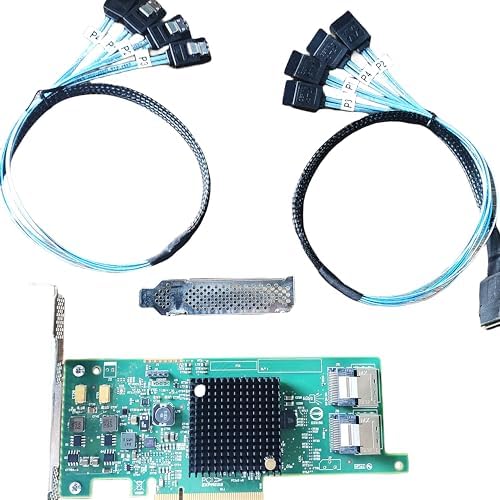 9207-8i 6Gbs SAS 2308 PCI-E 3.0 HBA IT Mode for ZFS FreeNAS unRAID Host Bus Adapter|B0BXPWJLM6
