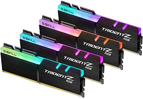 G.SKILL Trident Z RGB Series DDR4 RAM (XMP 128GB (4x32GB 3600MT/s CL18-22-22-42 1.35V Intel AMD Desktop Computer Memory U-DIMM (F4-3600C18Q-128GTZR