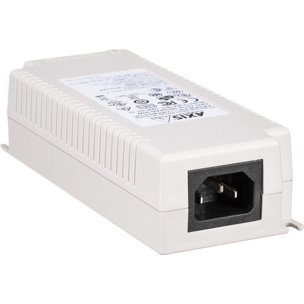 Axis Communications 5900-334 T8134 Midspan, PoE Injector, 60W, White