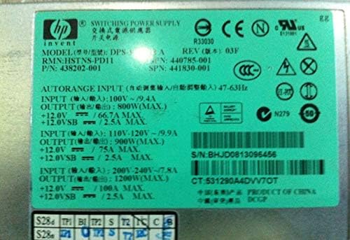 HP 1200W Power Supply 578322-B21/579229-001/570451-001/570451-101/DPS-1200FB-1