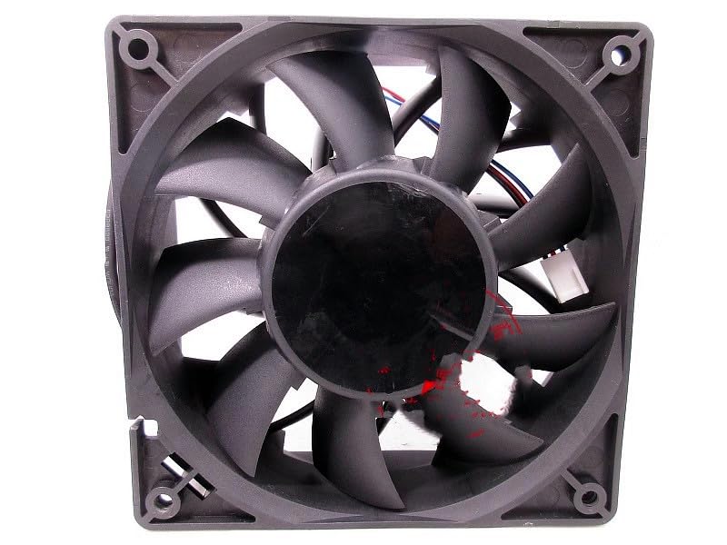 FFB1224EHE ELOMILE Fan 24V 1.50A FFB1224EHE 12CM 12038 3-Wire Cooling Fan