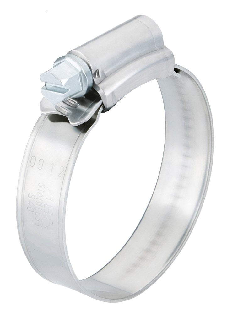 Scandvik 13644 ABA SS Hose Clamps, #20, 10 Pack