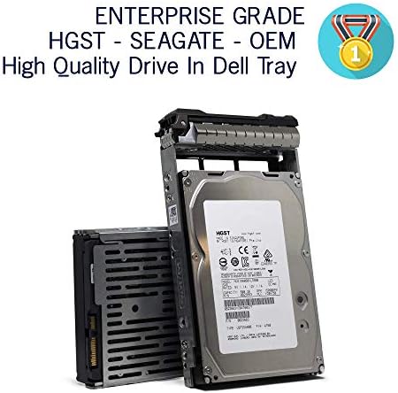 Dell W347K 600GB 15K 16MB 6.0GBps 3.5" Enterprise Class SAS Hard Drive in Poweredge R Series Tray (Renewed